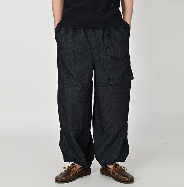 Mugihiko Denim 908 Tent Pants Male Model