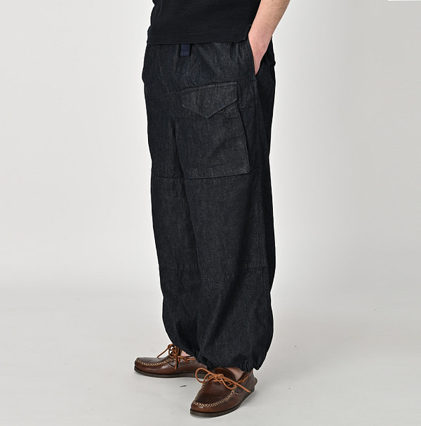 Mugihiko Denim 908 Tent Pants Male Model