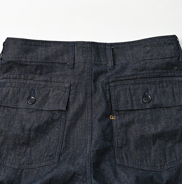 Mugihiko Denim 908 Baker Pants Detail