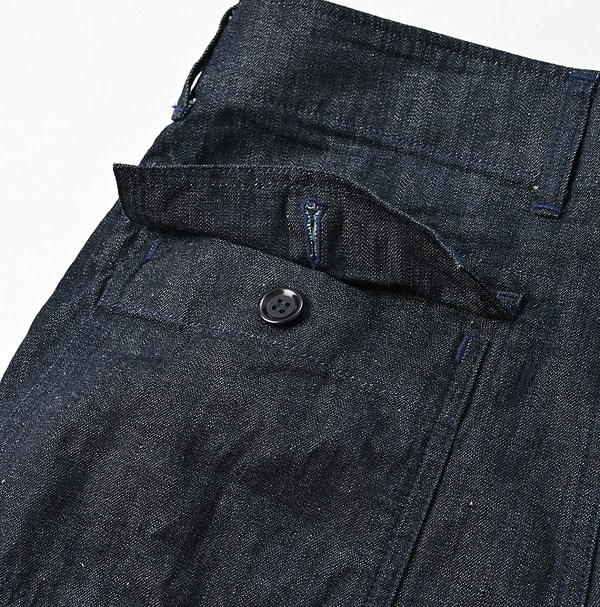 Mugihiko Denim 908 Baker Pants Detail