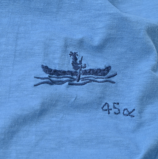 Iron Embroidery Konokki-kun 908 T-shirt Detail