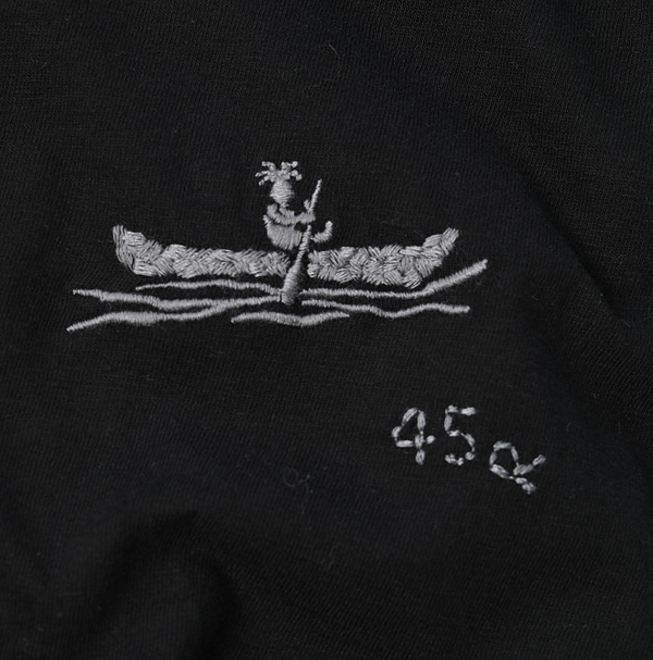 Iron Embroidery Konokki-kun 908 T-shirt Detail