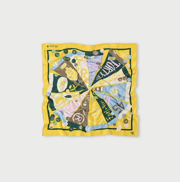 Tenjiku Bull Flag Bandana Yellow