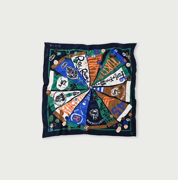 Tenjiku Bull Flag Bandana Navy