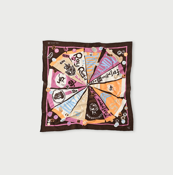 Tenjiku Bull Flag Bandana Brown