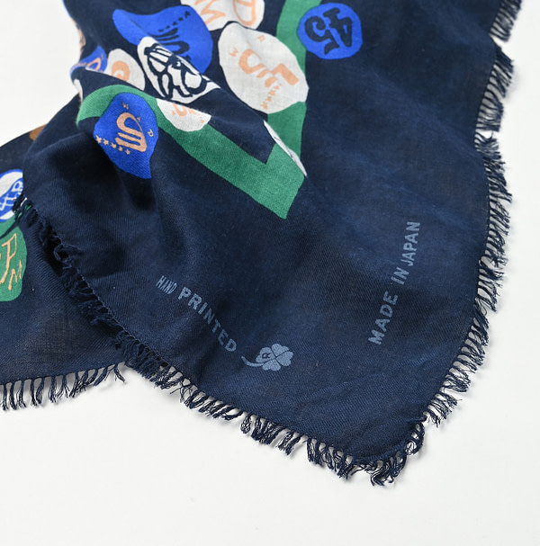 Supima Aya Bull Flag Furoshiki Detail