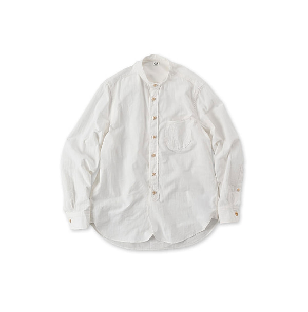 Khadi OX 908 Loafer Stand Shirt White