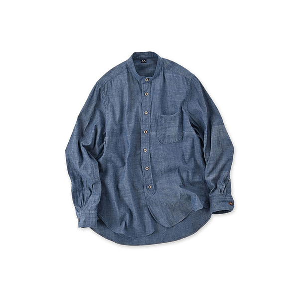 Ai Khadi OX 908 Loafer Stand Shirt Ai Chambray