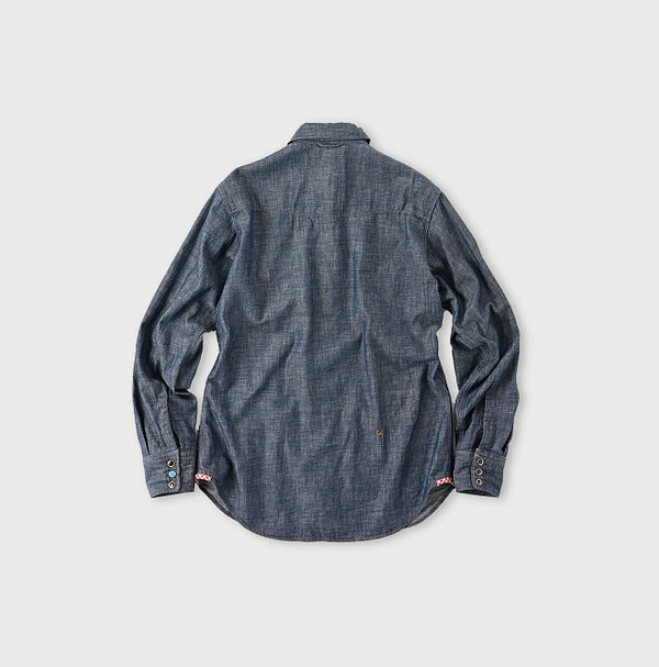 Indigo Dungaree Denim 908 Eastern Shirt Nou Back