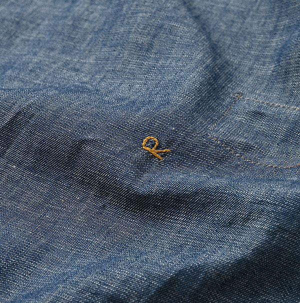 Indigo Dungaree Denim 908 Eastern Shirt Nou Detail