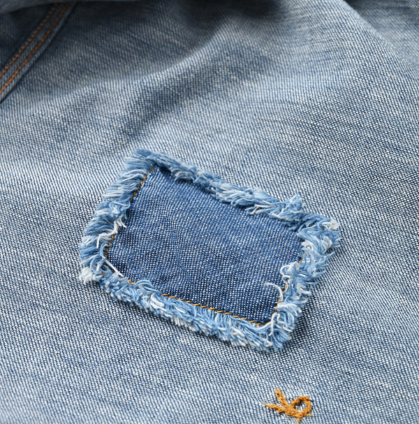 Indigo Dungaree Denim 908 Eastern Shirt Zyu Detail