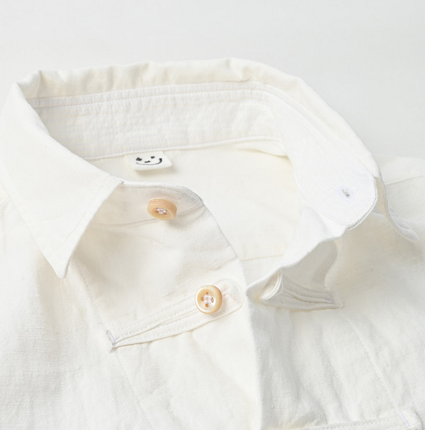 Indian Khadi 908 OX 8-knot Shirt Detail