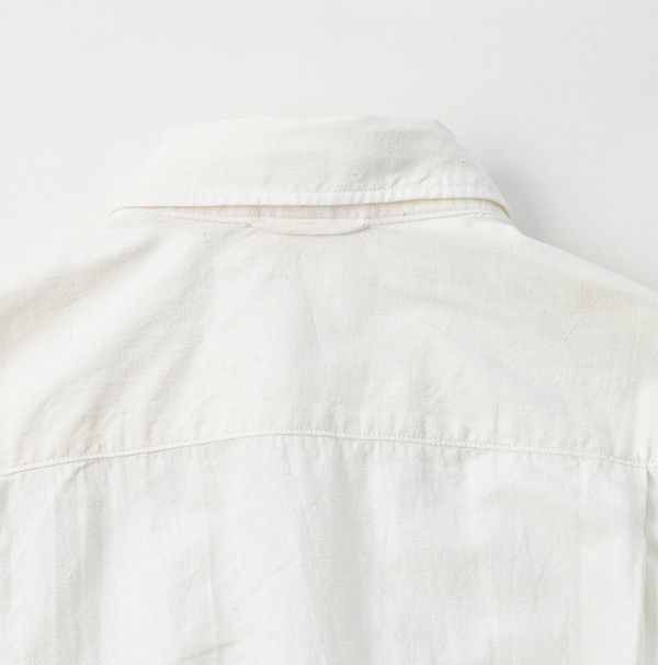 Indian Khadi 908 OX 8-knot Shirt Detail