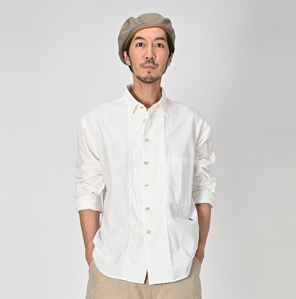 Indian Khadi 908 OX 8-knot Shirt Male Model