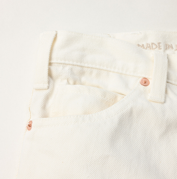 13oz Crosby 5 White Detail