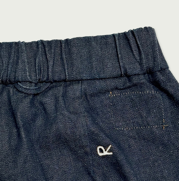 Mugihiko Straight Denim Easy Slim Pants Nou Detail