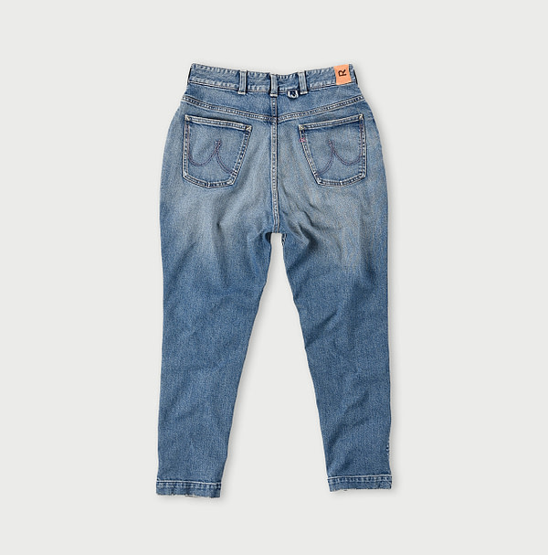 Rye Mugi Denim Stretch New Momohime Distressed Back