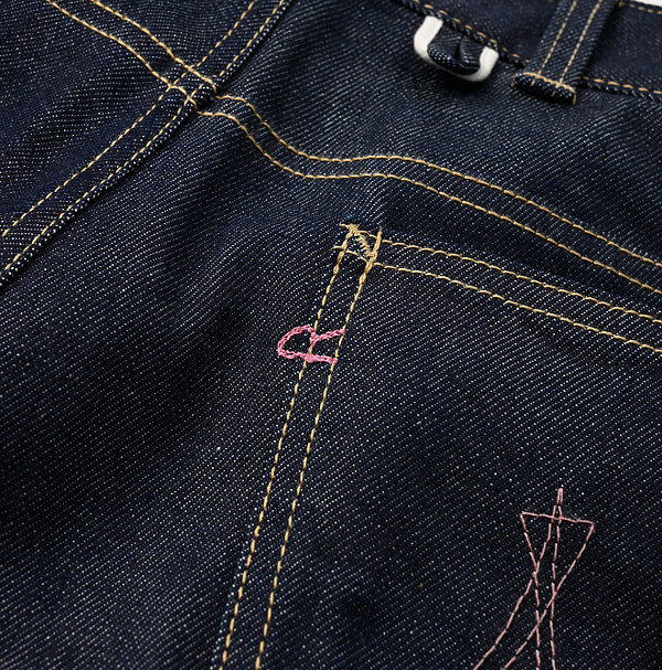 Rye Mugi Denim Stretch New Momohime Nou Detail