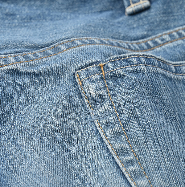 Raimugi Denim Crosby Jyu Detail