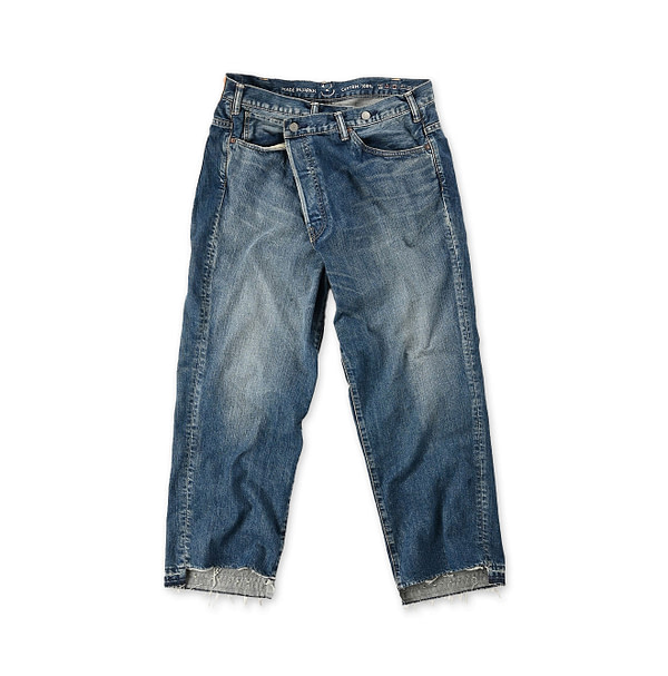 Rye Mugi Denim Cross Over Pants Zyu