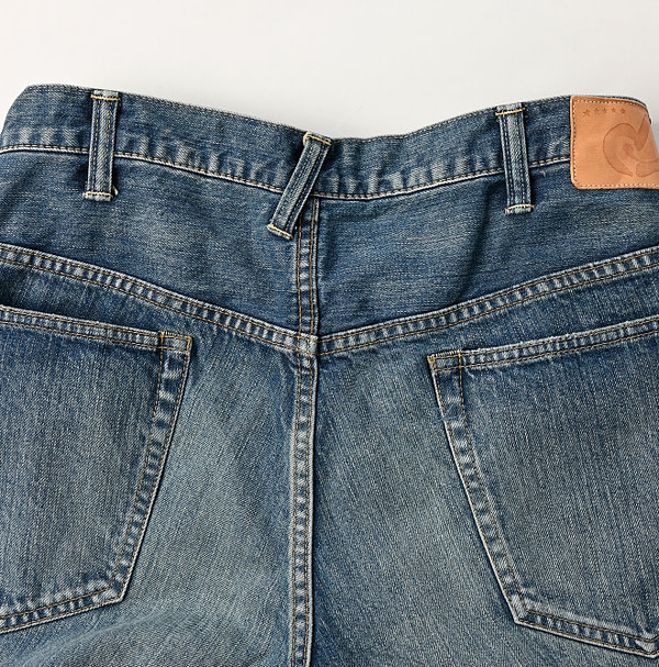 Rye Mugi Denim Cross Over Pants Zyu Detail