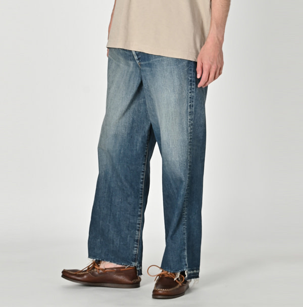 Rye Mugi Denim Cross Over Pants Zyu Male Model