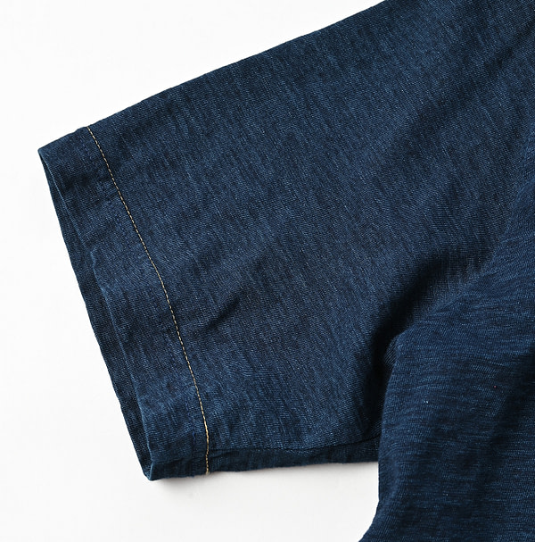 Indigo Tenjiku 908 45 Star T-shirt Detail