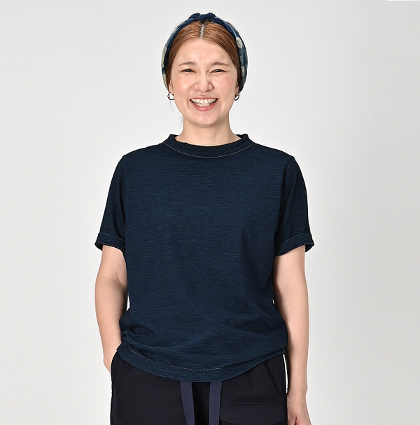 Indigo Tenjiku 908 45 Star T-shirt Female Model