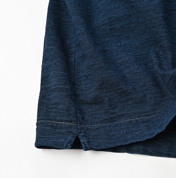 Indigo Tenjiku 908 Ocean T-shirt Detail