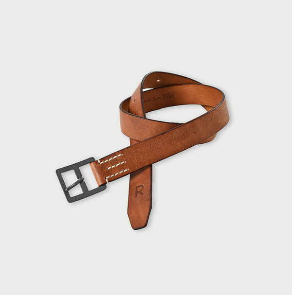 Vintage Leather Belt Camel