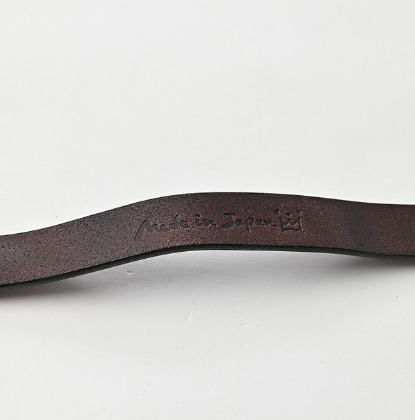 Vintage Leather Belt Thin Detail