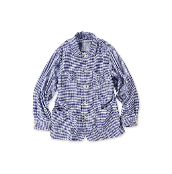 504 OX 908 4-pocket Shirt Blue Gingham