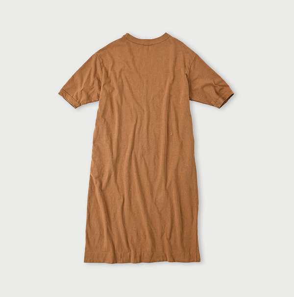 Tenjiku 45 Star Short Sleeve Dress Camel Back