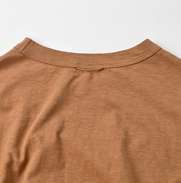 Tenjiku 45 Star Short Sleeve Dress Camel Detail