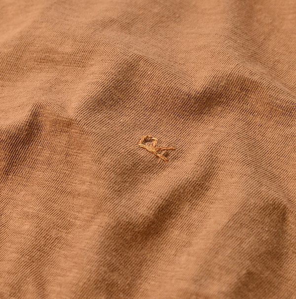 Tenjiku 45 Star Short Sleeve Dress Camel Detail