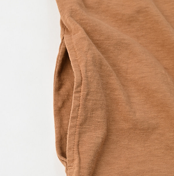 Tenjiku 45 Star Short Sleeve Dress Camel Detail