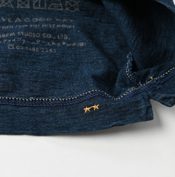 Indigo Tenjiku 908 Star T-shirt Nou R45 Nou Detail