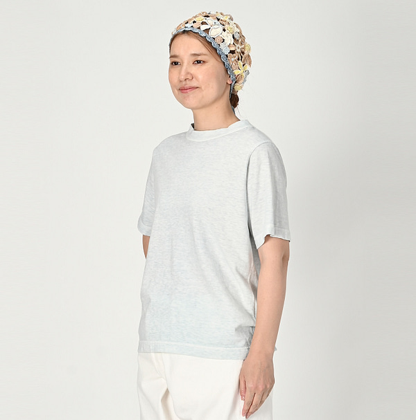 Plant Dying Tenjiku 908 Star T-shirt Female Model