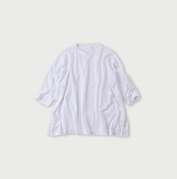 Tenjiku Big Slit T-shirt White