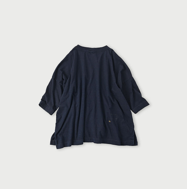 Indigo Tenjiku Big Slit T-shirt Nou Back