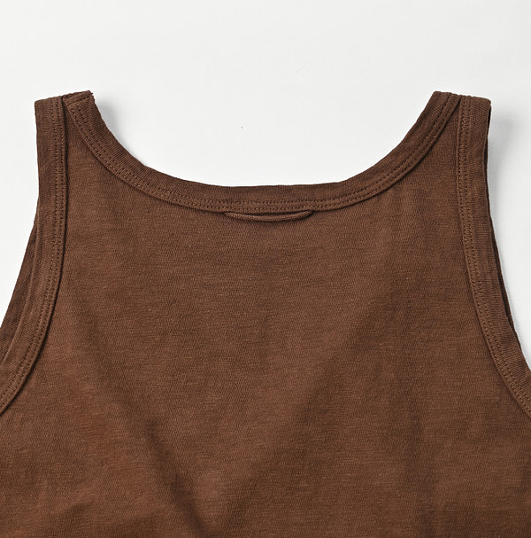 45 Petite Camisole Brown Detail