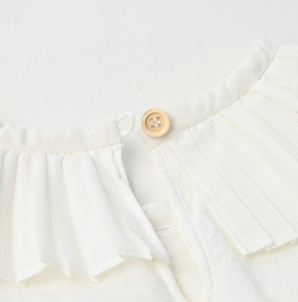 Indian Khadi Pleats Frill M Camisole Detail