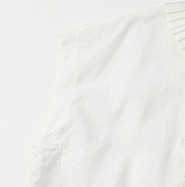 Indian Khadi Pleats Frill M Camisole Detail