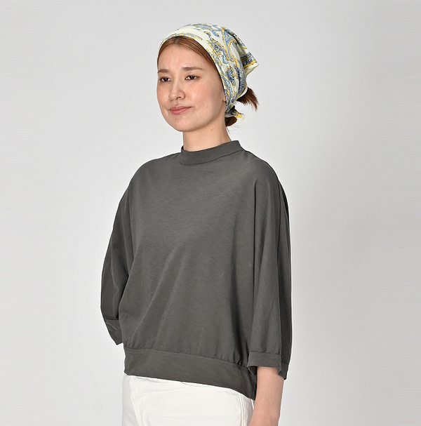 Supima Tenjiku Dolman T-shirt Female Model