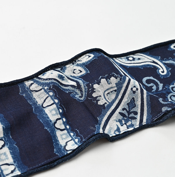 Indigo Super Gauze Hair Band Detail