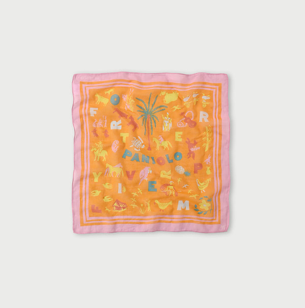 Gauze Paniolo Bandana Orange