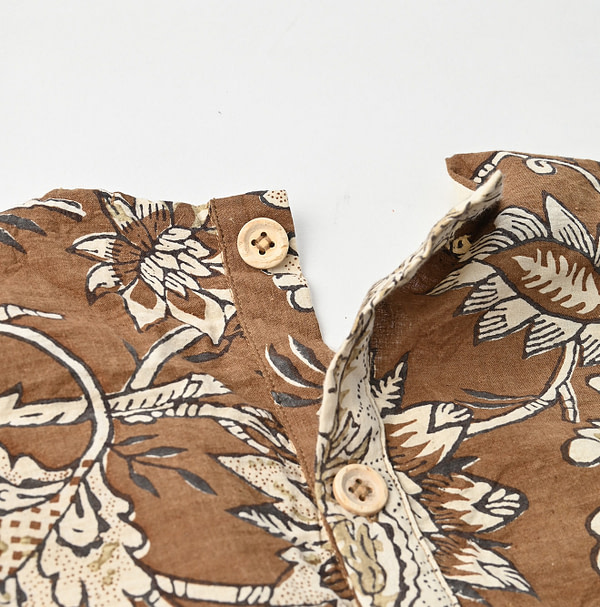 Sarasa Block Print Dress Detail