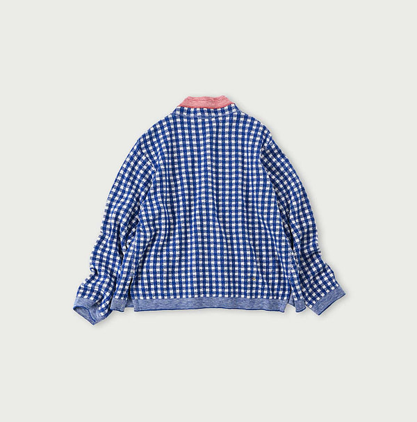 Gingham Jacquard Cache-Coeur Back