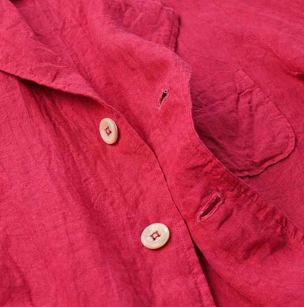 Indian Linen Chambray 908 Blazer Detail