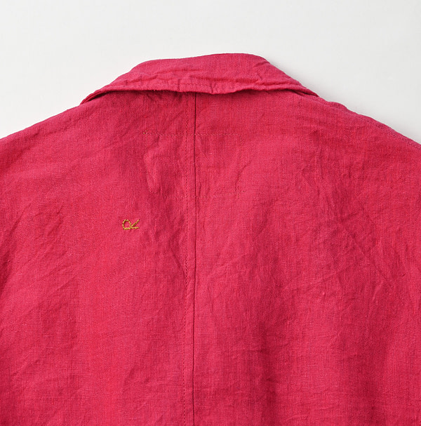 Indian Linen Chambray 908 Blazer Detail